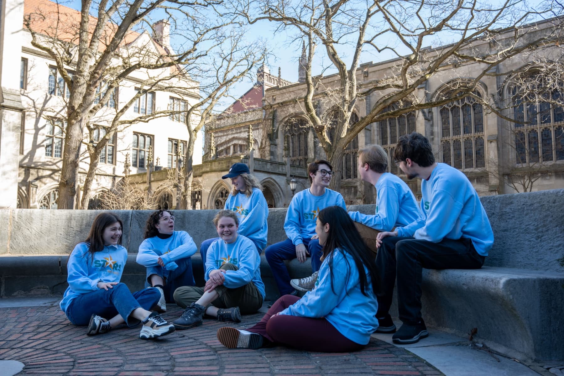 The Rural Initiative students in conversation on the University of Chicago campus